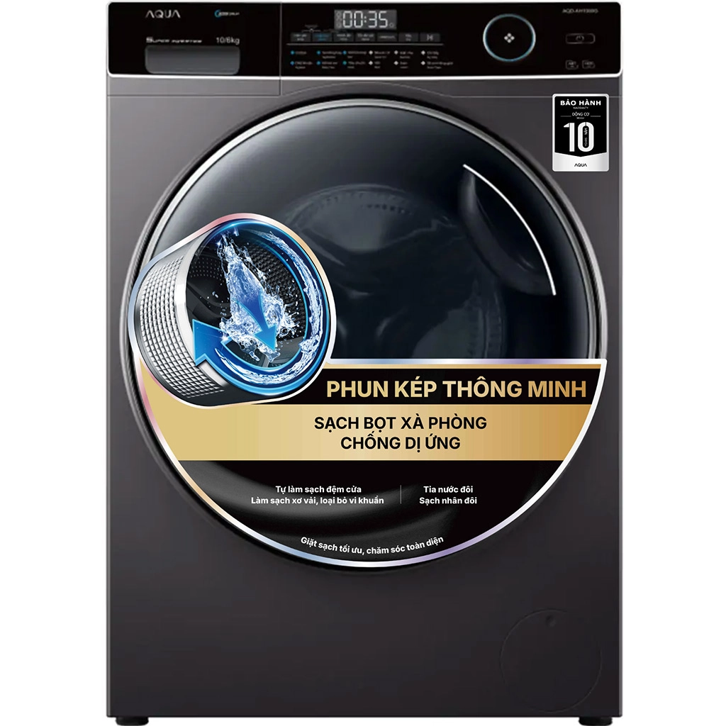 Máy giặt Aqua Inverter 12 kg AW12-BD4377U1L(GN)