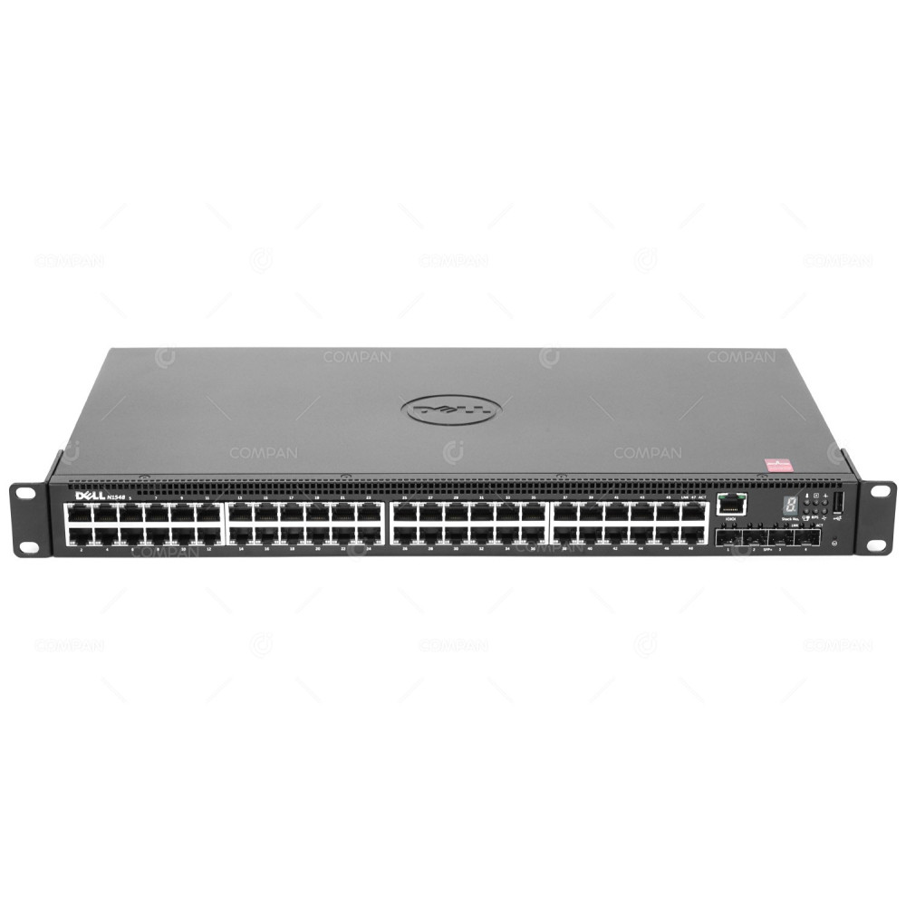 N1548P Dell EMC 48 Ports GE PoE+ (30.8W Per Ports), 4 SFP+ Slot Uplink