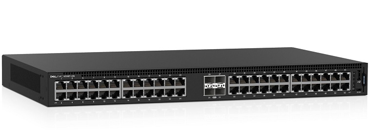 N1148T-ON Dell EMC PowerSwitch 48 Ports GE, 4 SFP+ Slot Uplink
