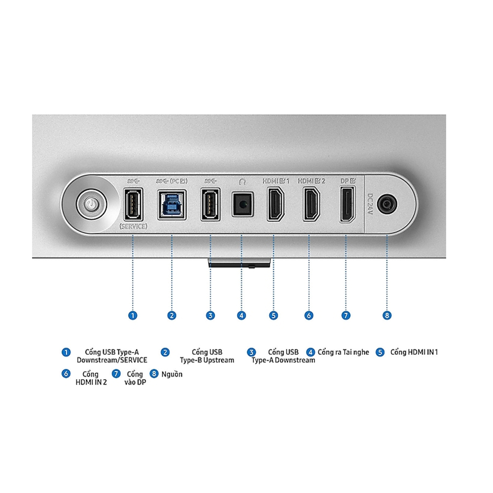 Màn Hình Gaming SAMSUNG Odyssey OLED G8 G81SF LS32FG812SEXXV (32 inch - OLED - 4K - 240Hz - 0,03ms)