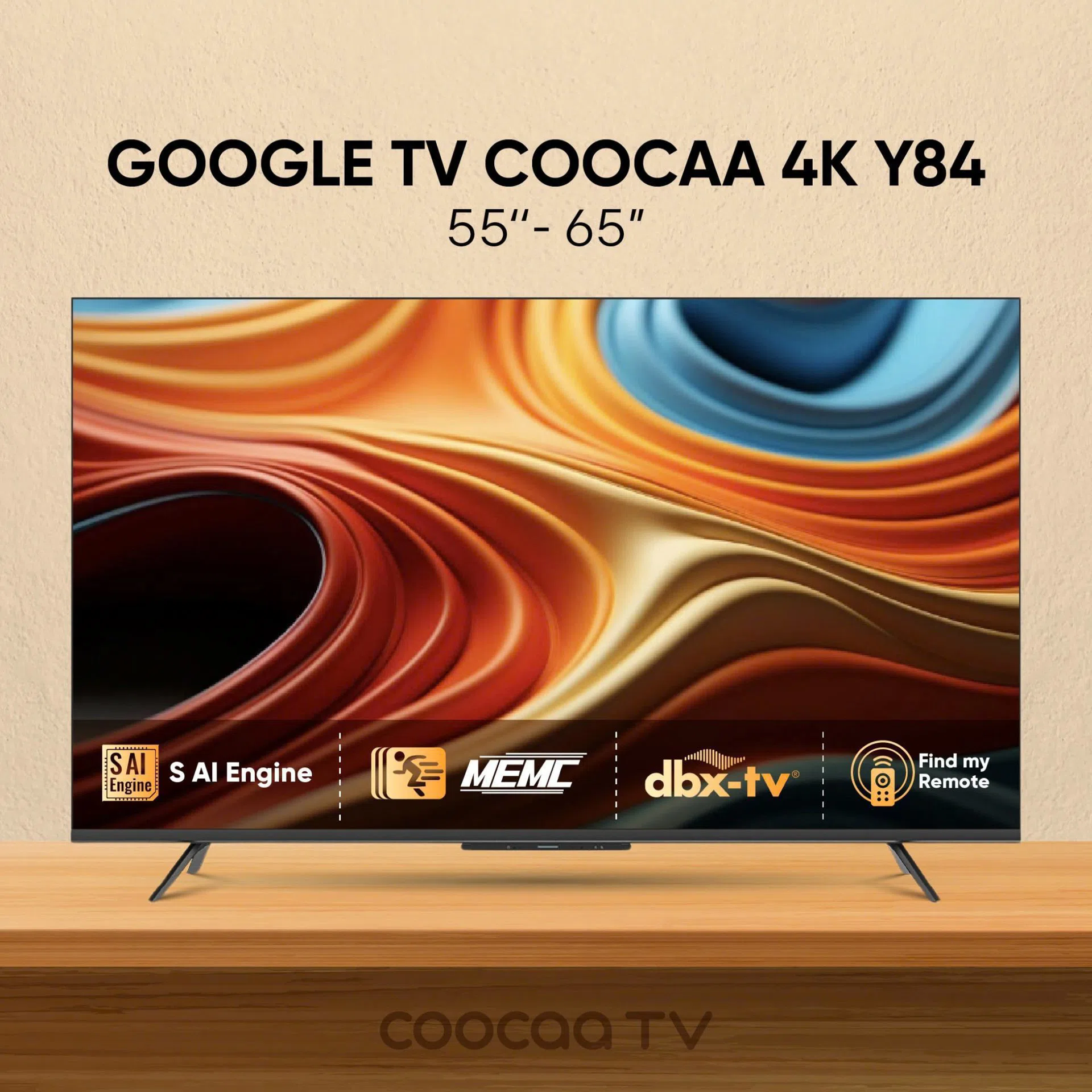 Google Tivi Coocaa 4K 55 Inch 55Y84