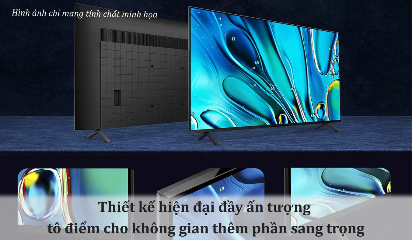 BRAVIA 3 Tivi LED Sony 4K 50 inch K-50S30 Đen
