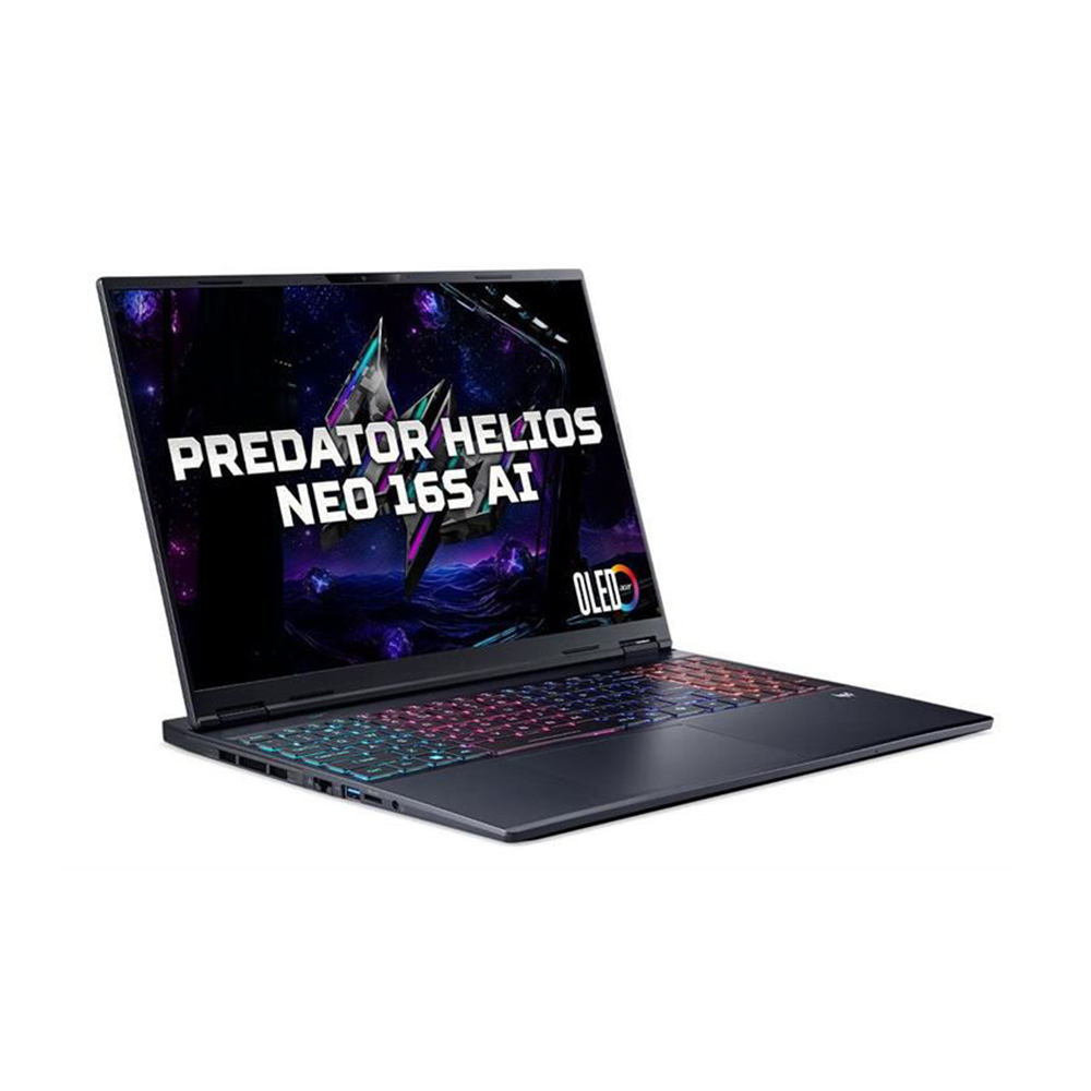 Laptop Acer Predator Helios Neo 16S AI PHN16S-71-95MS NH.QX7SV.002 (Thông số: Intel Core Ultra 9 275HX | RTX 5070 Ti | 16 inch 2K+ OLED 240Hz |Ram 64GB | 2TB | Win 11 |Màu Đen)