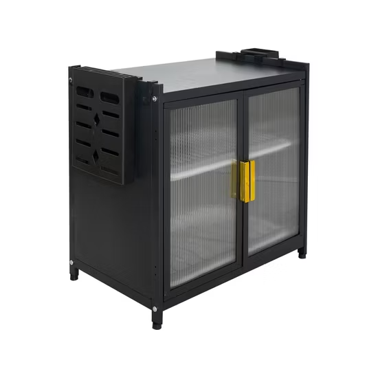 Tủ đựng đồ nhà bếp cỡ lớn hiện đại với các ngăn kệ nhiều tầng có thể điều chỉnh