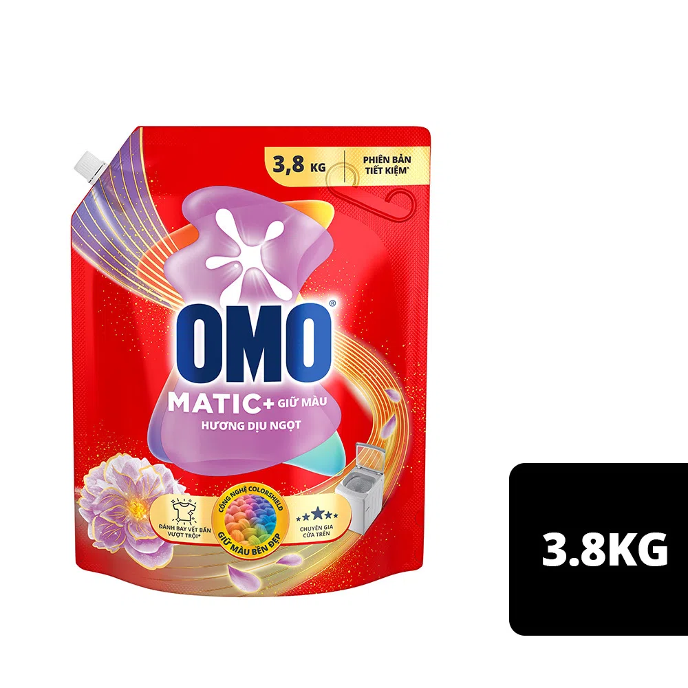Nước giặt OMO cửa trên Giữ màu 3.8kg