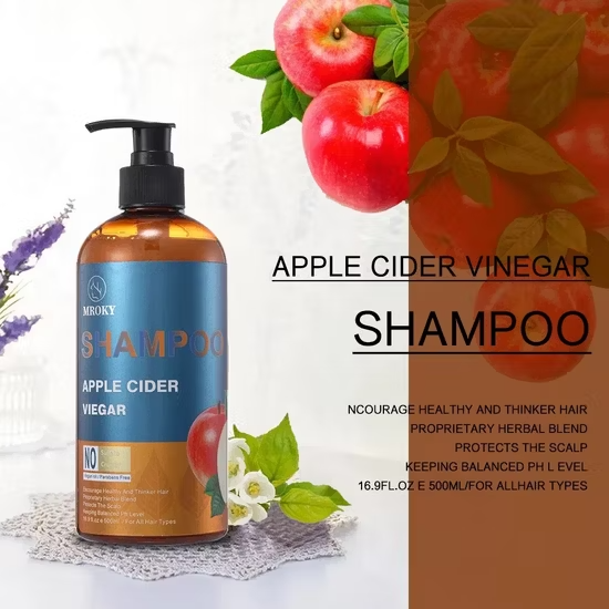 Dầu gội giấm táo an toàn cho tóc nhuộm, không chứa sulfate, giúp ngăn ngừa rụng tóc