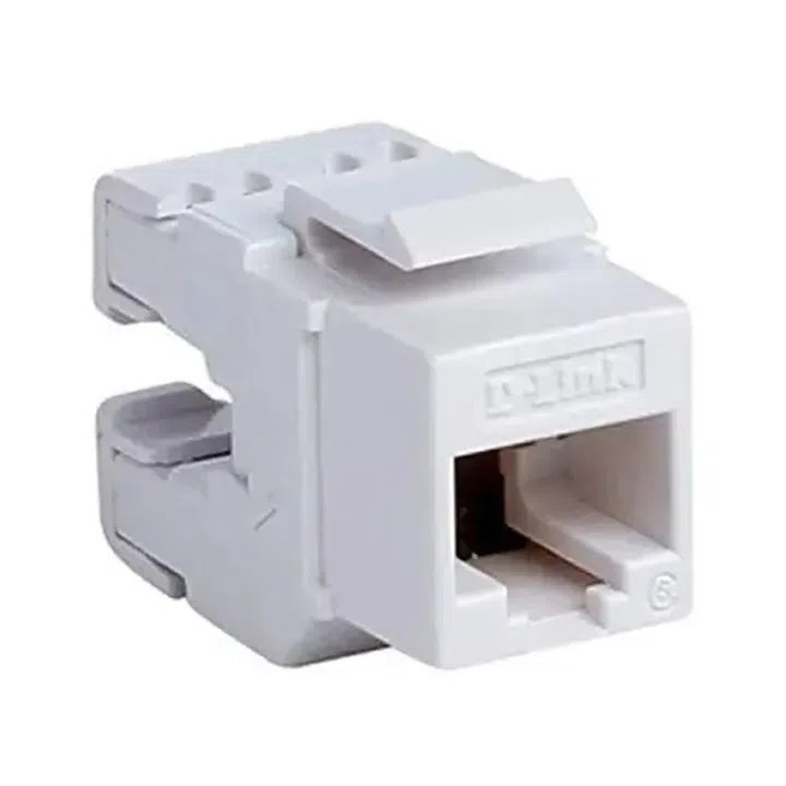 ĐẦU BẤM DÂY MẠNG Jack Cat 6 Keystone UTP - White