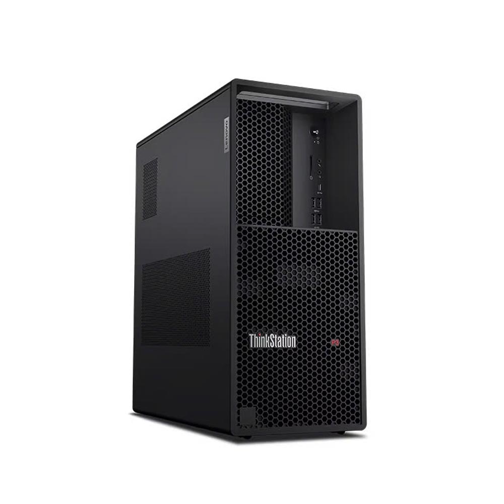 Máy trạm Workstation Lenovo ThinkStation P3 Tower 30GS00G7VA (I7 14700/ 16GB/ 512GB SSD/ Nvidia T400 4GB/ Key+Mouse/ NoOS/ 3Y)