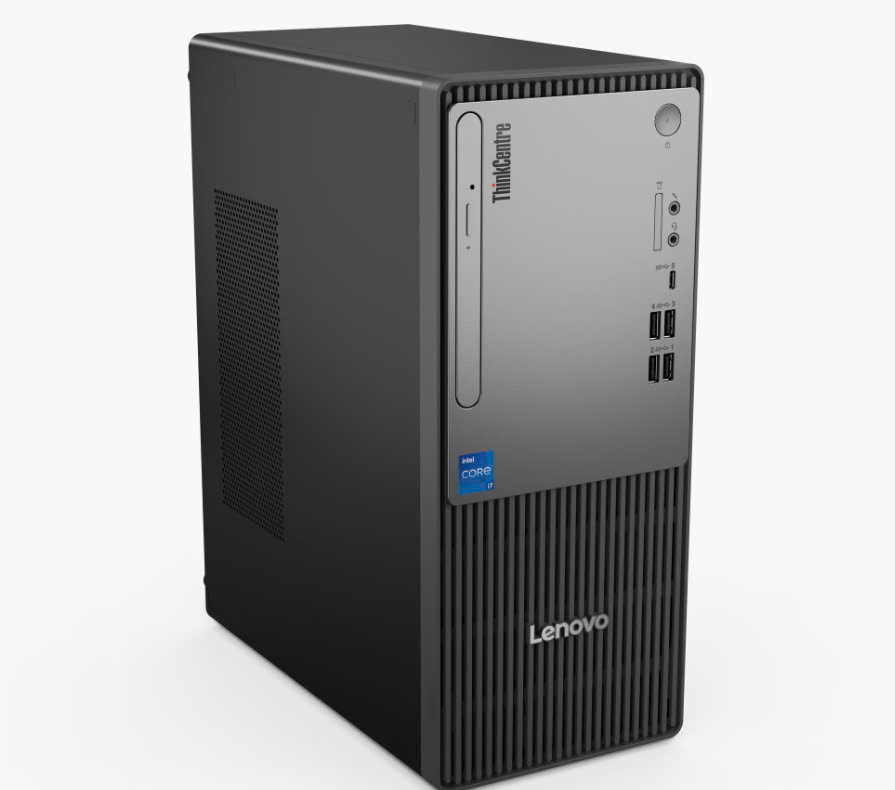 Máy tính để bàn đồng bộ Lenovo ThinkCentre Neo 50T Gen 5 12UB0001VA (Intel Core i3-14100 | 8GB | 512GB | Intel UHD 730 | NoOS | Đen)