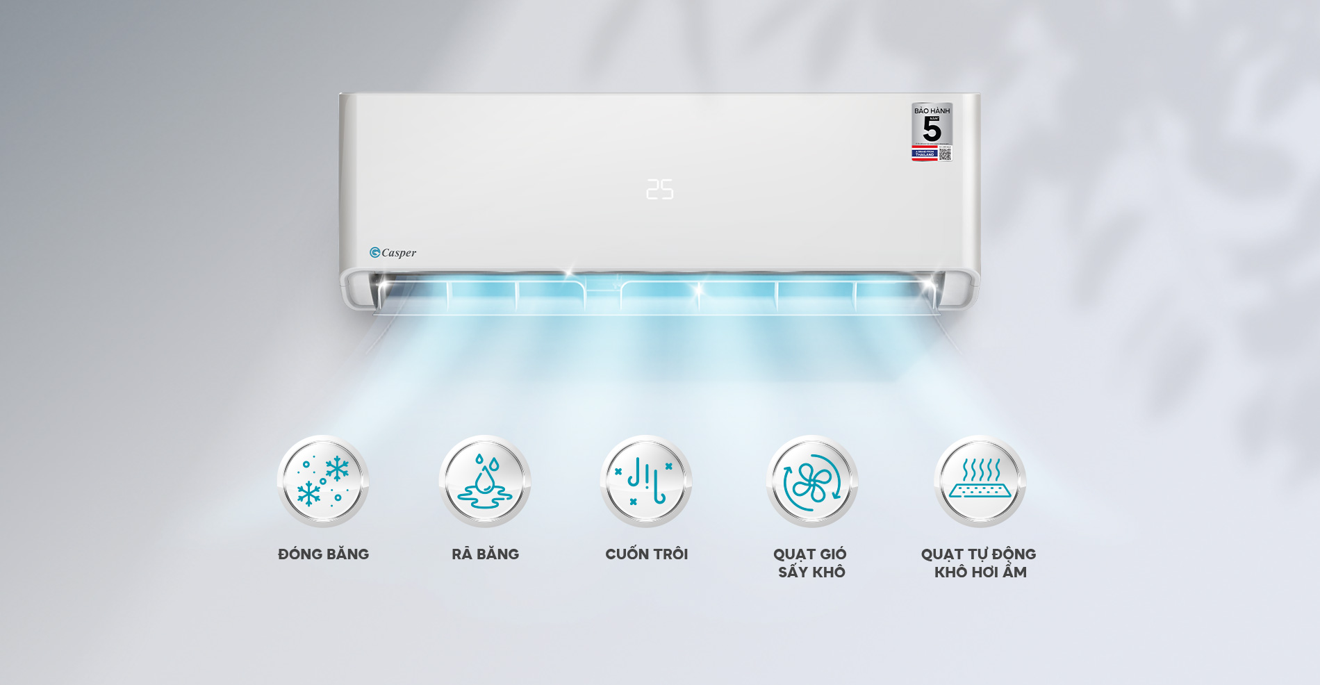 Điều hoà EcoCity Inverter 1 chiều 2.5HP (TC-24IS36)