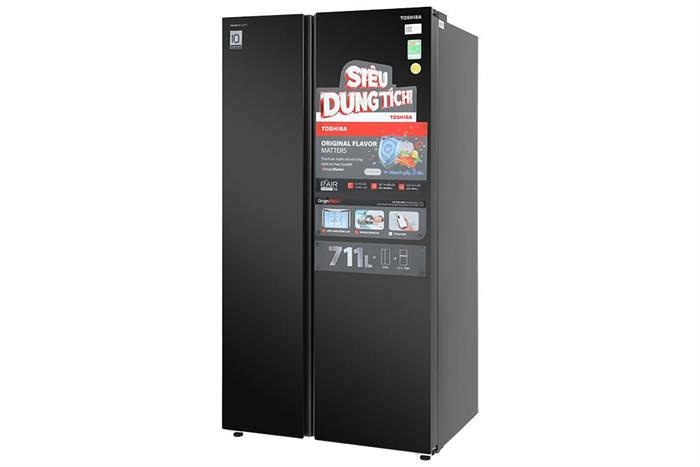 Tủ lạnh Toshiba Inverter 711 lít Side By Side GR-RS910WI-PMV(06)-MG