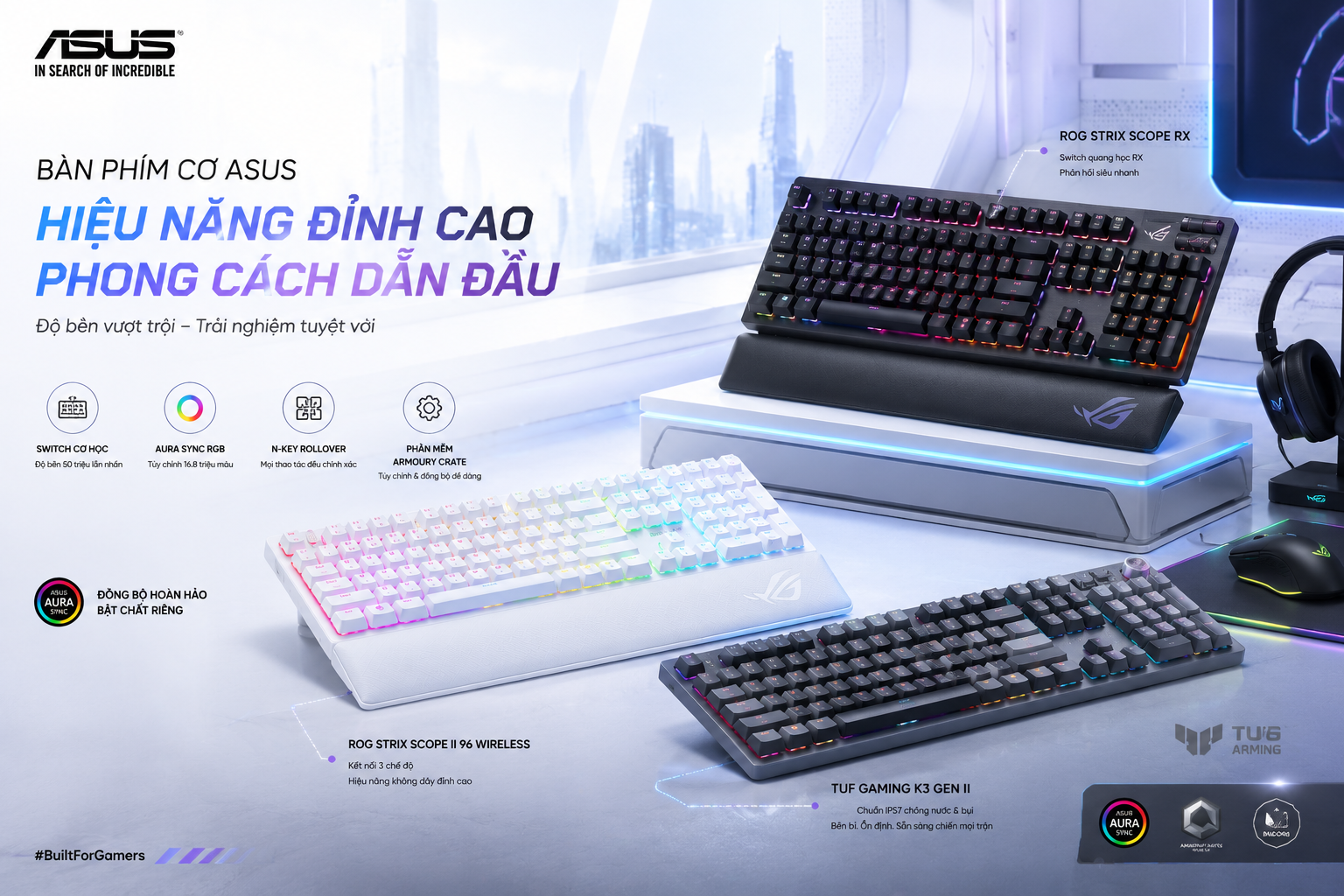 Bàn Phím Cơ Asus